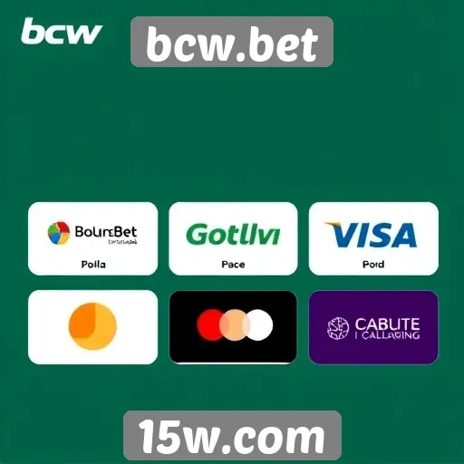 Opcões de pagamento disponíveis no bcw.bet